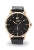 Watch Locman Man 1960 in Steel pink gold plated 0252V09-RGBKRGPK - 0252V09-RGBKRGPK